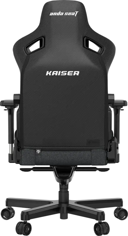 Игровое кресло Anda Seat Kaiser 3 Size L Dark Grey Linen Fabric фото