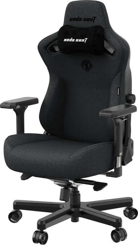 Игровое кресло Anda Seat Kaiser 3 Size L Dark Grey Linen Fabric фото