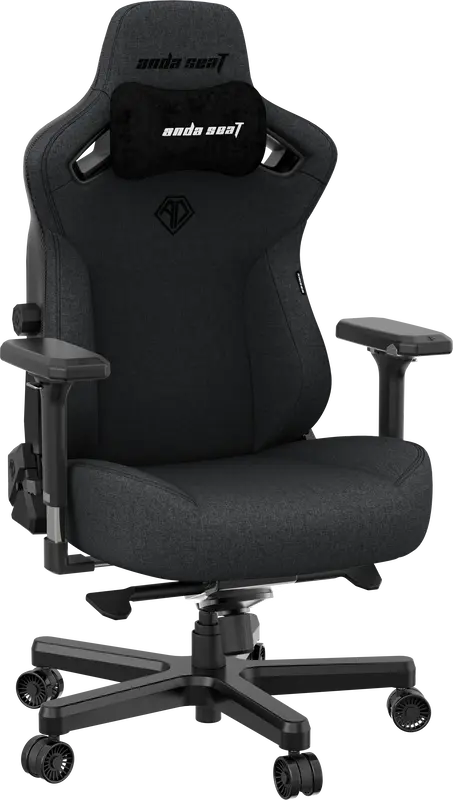 Игровое кресло Anda Seat Kaiser 3 Size L Dark Grey Linen Fabric фото