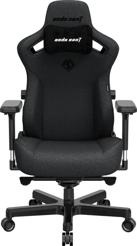 Игровое кресло Anda Seat Kaiser 3 Size L Dark Grey Linen Fabric фото