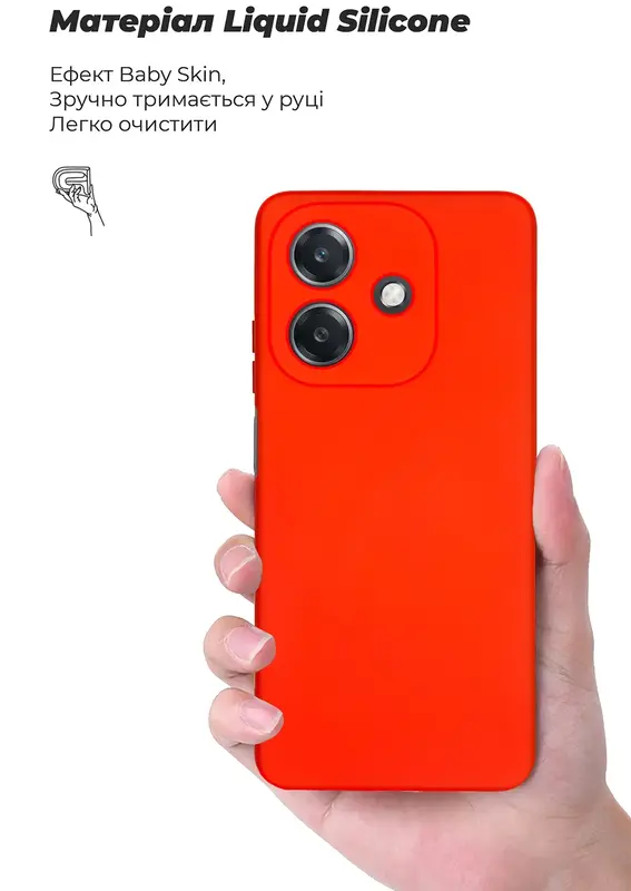 Чохол для OPPO A3 4G ArmorStandart ICON Camera cover (Red) - фото - №6