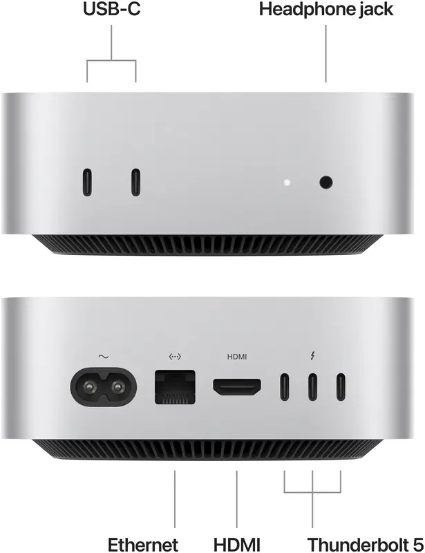 Apple Mac mini M4 Pro Chip 16GPU/24RAM/512GB (MCX44UA/A) 2024 фото