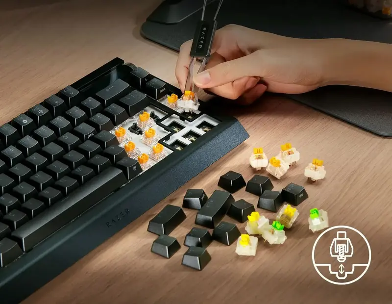 Игровая клавиатура Razer BlackWidow V4 PRO ISO Black фото