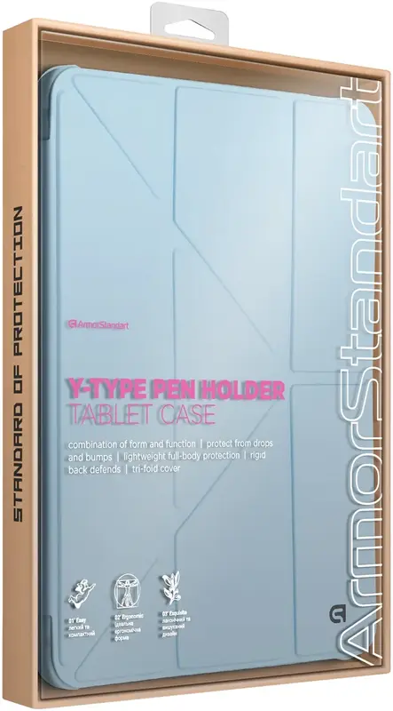 Чохол ArmorStandart Y-Type PEN для iPad Air 11 2024 (Blue) - фото - №2