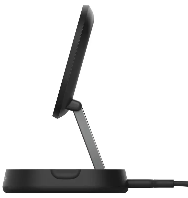 Бездротовий ЗП Belkin 15Вт Magnetic Stand Qi2, чорний фото