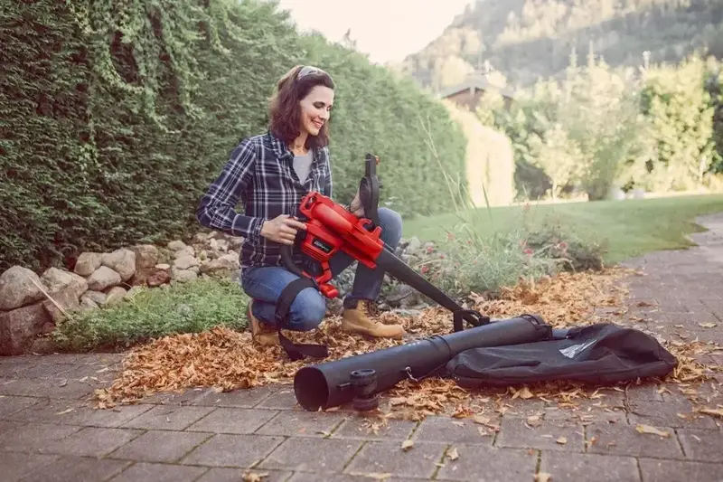 Повітродув-пилосос садовий Einhell GC-EL 3000 E 3000Вт - фото - №11