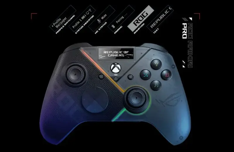 ROG RAIKIRI PRO コントローラー Xbox Геймпад ASUS ROG Raikiri Pro for Xbox Черный ᐈ Купить Геймпад