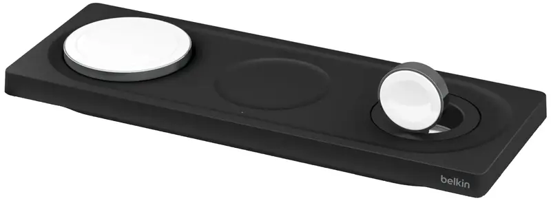 Бездротовий ЗП Belkin 3в1 MagSafe PRO iPhone/Watch/AirPods, чорний - фото - №1