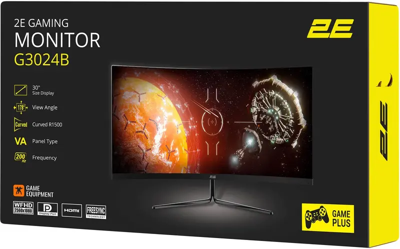 Игровой Монитор выгнутый 30" 2E GAMING 2E-G3024B-01.UA - фото - №16