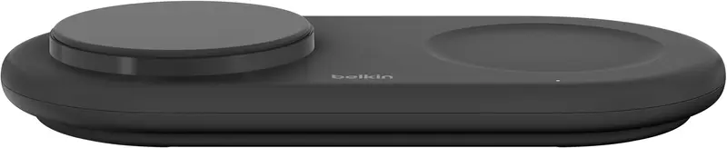Бездротовий ЗП Belkin 2в1 15Вт Pad Qi2, чорний - фото - №1