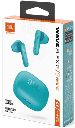 Наушники JBL Wave FLEX 2 Blue - фото - №10