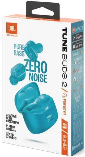 Навушники JBL Tune Buds 2 Turquoise - фото - №10
