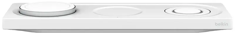 Бездротовий ЗП Belkin 3в1 MagSafe PRO iPhone/Watch/AirPods, білий - фото - №3