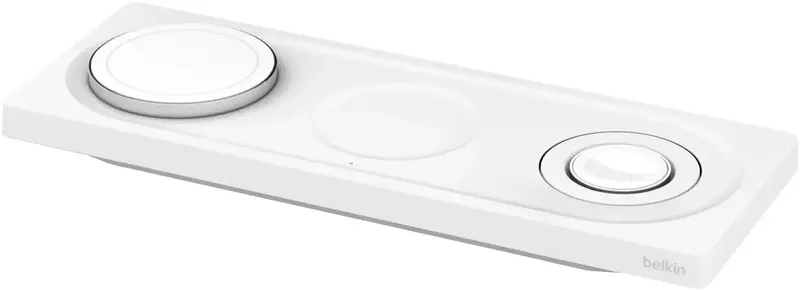Бездротовий ЗП Belkin 3в1 MagSafe PRO iPhone/Watch/AirPods, білий - фото - №0