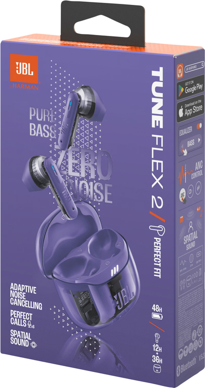 Навушники JBL Tune Flex 2 Ghost Purple - фото - №11
