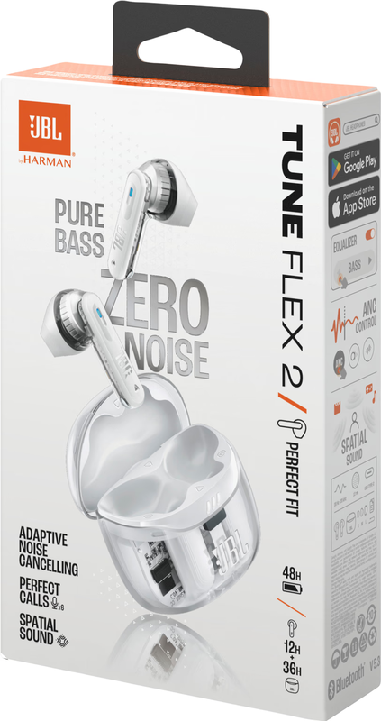 Навушники JBL Tune Flex 2 Ghost White - фото - №10