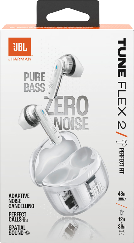 Навушники JBL Tune Flex 2 Ghost White - фото - №9