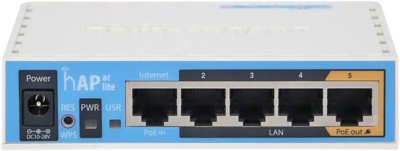 Интернет роутер MikroTik hAP ac lite - фото - №2