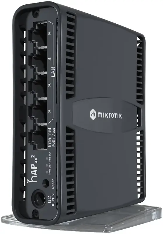 Iнтернет роутер MikroTik hAP ax2 фото