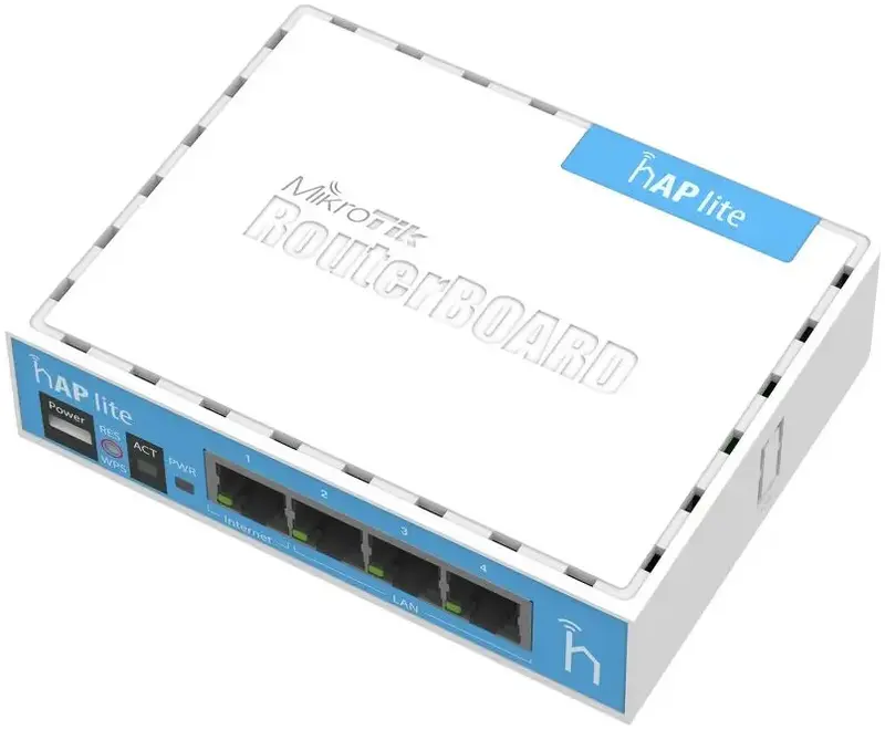 Iнтернет роутер MikroTik hAP lite - фото - №0