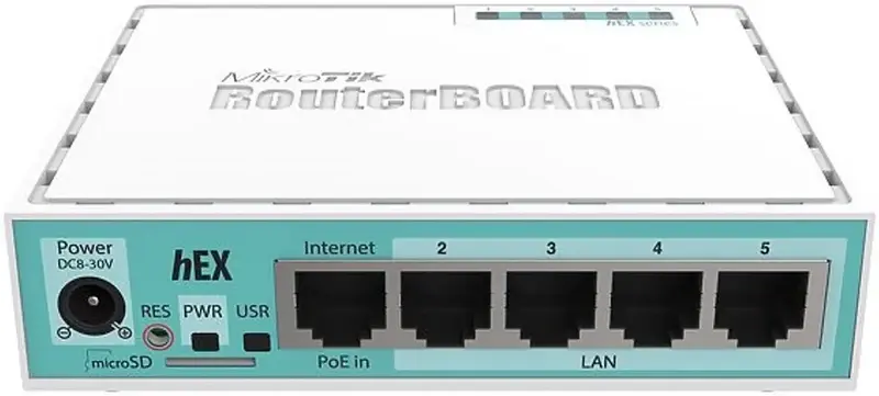 Iнтернет роутер MikroTik hEX фото