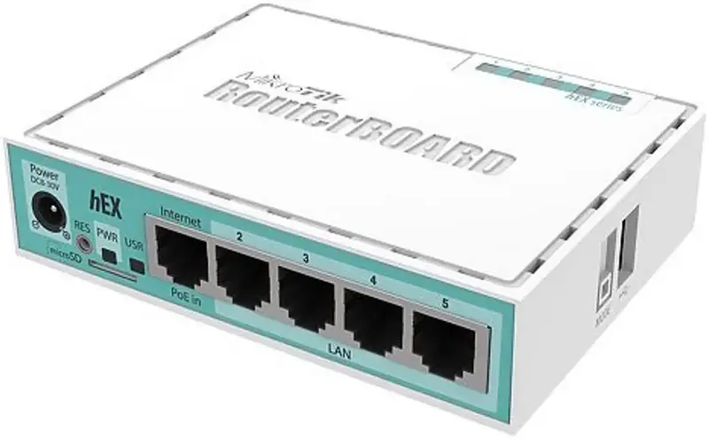 Iнтернет роутер MikroTik hEX фото