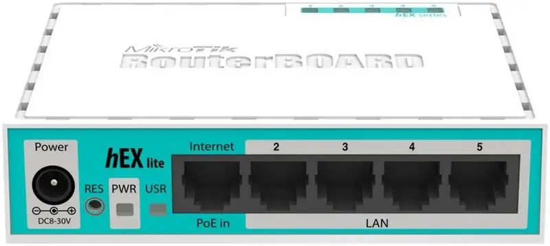 Iнтернет роутер MikroTik hEX lite фото
