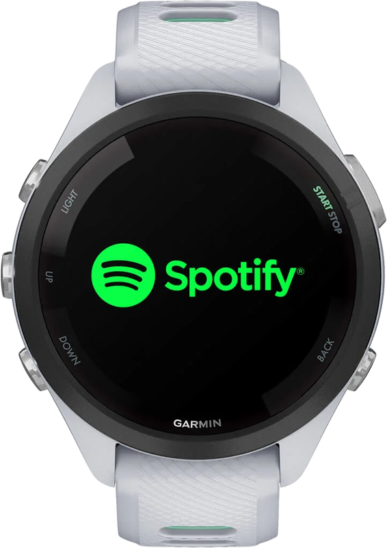 Смарт-годинник GARMIN Forerunner 265S з чорним безелем, білим корпусом та силіконовим ремінцем білий (010-02810-14) - фото - №3