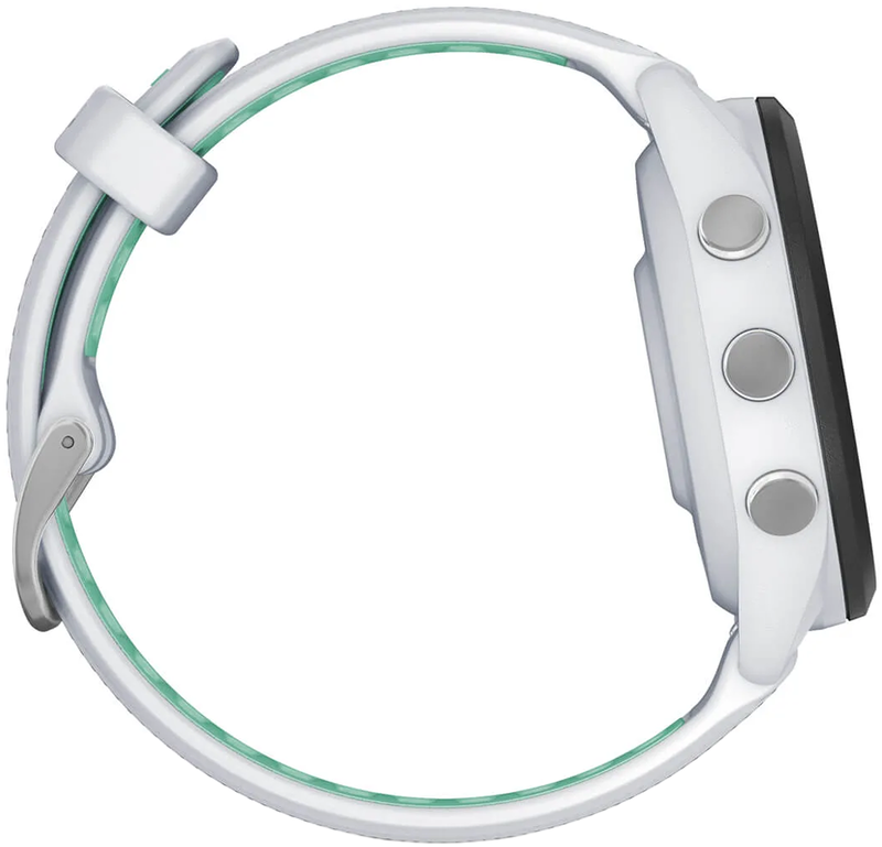 Смарт-годинник GARMIN Forerunner 265S з чорним безелем, білим корпусом та силіконовим ремінцем білий (010-02810-14) - фото - №6