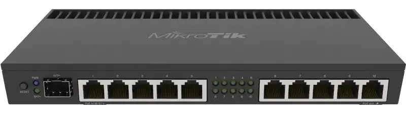 Iнтернет роутер MikroTik RouterBOARD RB4011iGS+RM фото