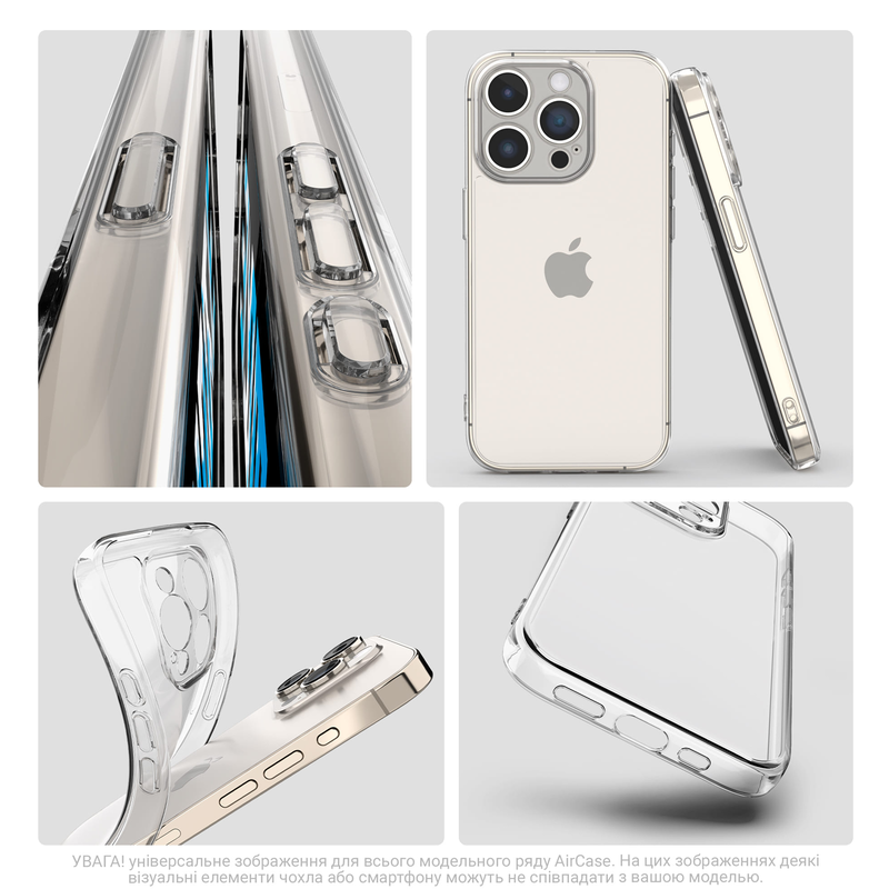 Чохол для OPPO Reno12 F 4G/Reno12 FS 5G ArmorStandart Air Camera cover (Clear) - фото - №3