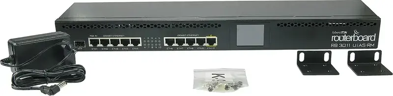 Iнтернет роутер MikroTik RouterBOARD RB3011UiAS-RM фото