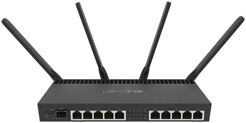 Iнтернет роутер MikroTik RouterBOARD RB4011iGS+5HacQ2HnD-IN фото