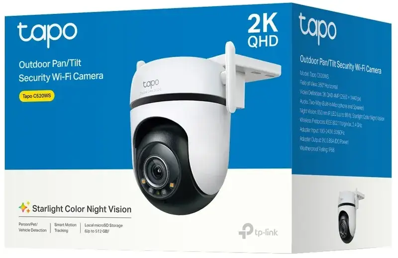 Домашня Wi-Fi камера Tapo C520WS TP-LINK - фото - №3