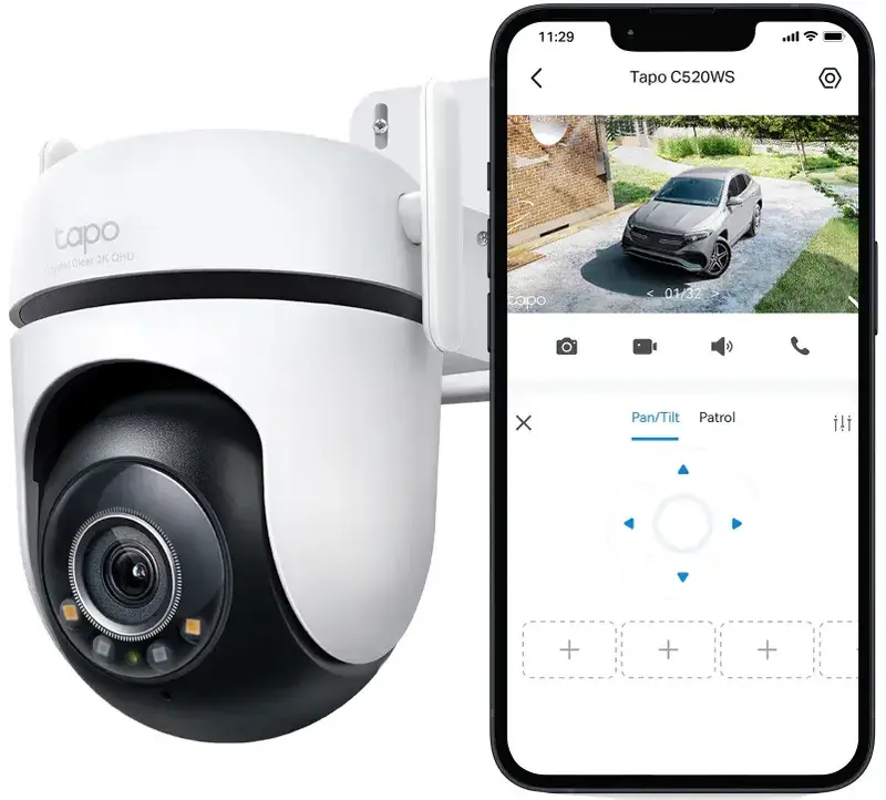 Домашня Wi-Fi камера Tapo C520WS TP-LINK - фото - №2