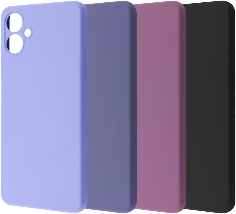 Чехол для Samsung A06 WAVE Colorful Case TPU (light purple) - фото - №4
