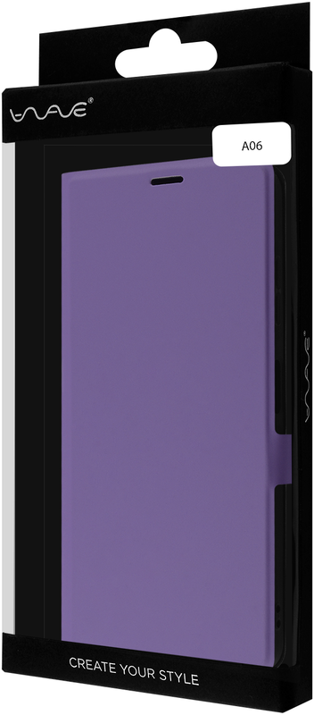 Чохол для Samsung A06 WAVE Flap Case (light purple) - фото - №4