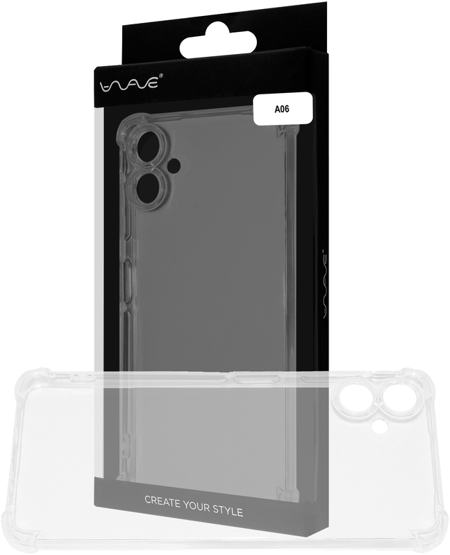Чохол для Samsung A06 WAVE Ghost (clear) - фото - №4