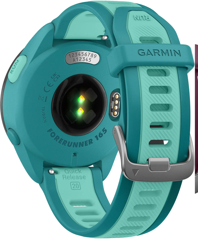 Смарт-годинник GARMIN Forerunner 165 Music бірюзовий/аква - фото - №4