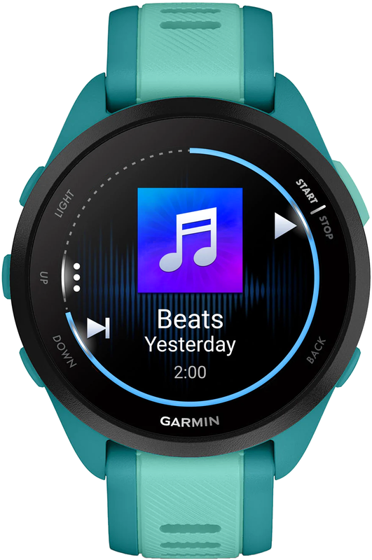Смарт-годинник GARMIN Forerunner 165 Music бірюзовий/аква - фото - №3