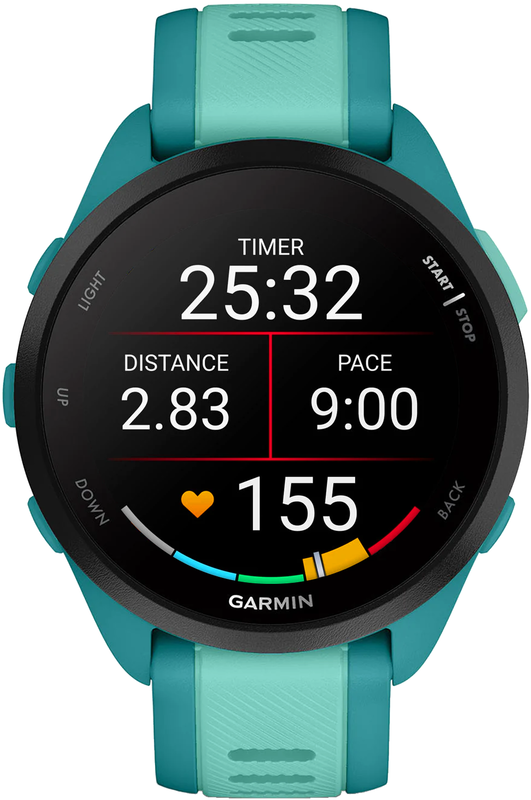 Смарт-годинник GARMIN Forerunner 165 Music бірюзовий/аква - фото - №2