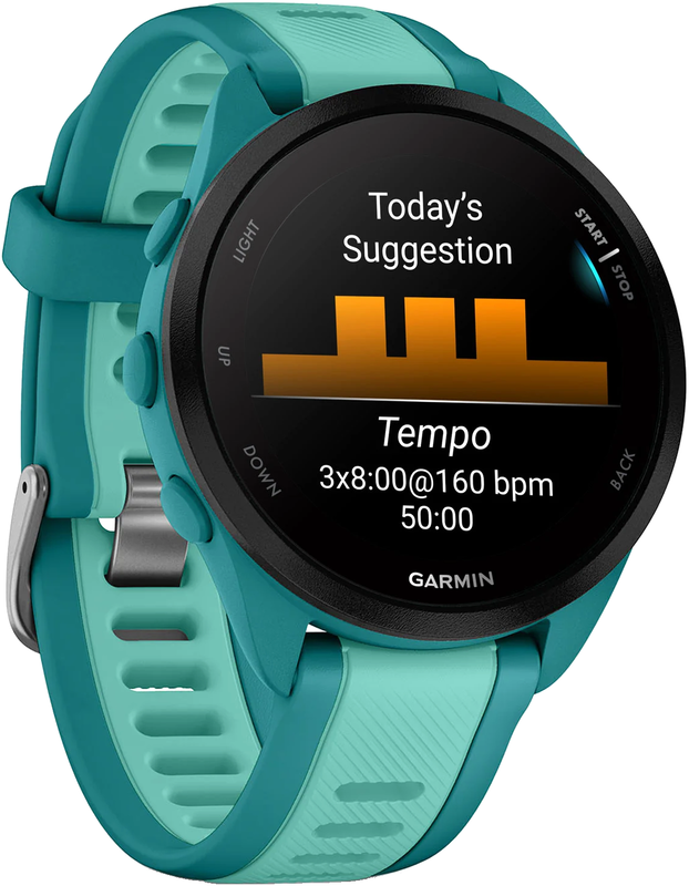 Смарт-годинник GARMIN Forerunner 165 Music бірюзовий/аква - фото - №1