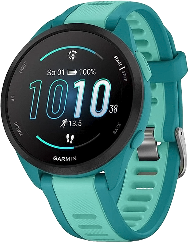 Смарт-годинник GARMIN Forerunner 165 Music бірюзовий/аква - фото - №0