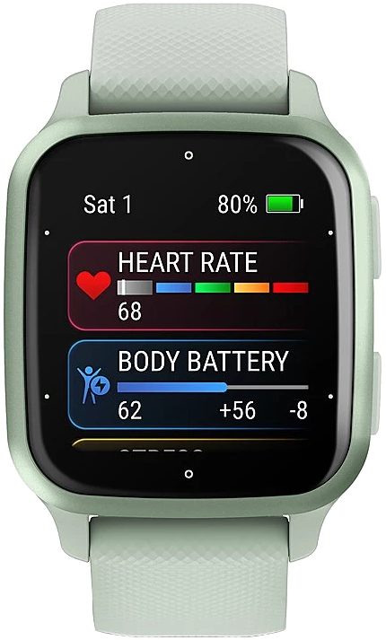 Смарт-годинник GARMIN Venu Sq 2 Cool Mint/Metallic Mint (010-02701-12) - фото - №2