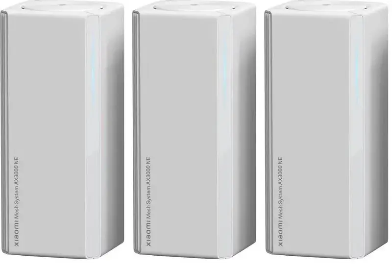 Роутер Xiaomi WiFi Mesh System AX3000 NE 3pack EU фото