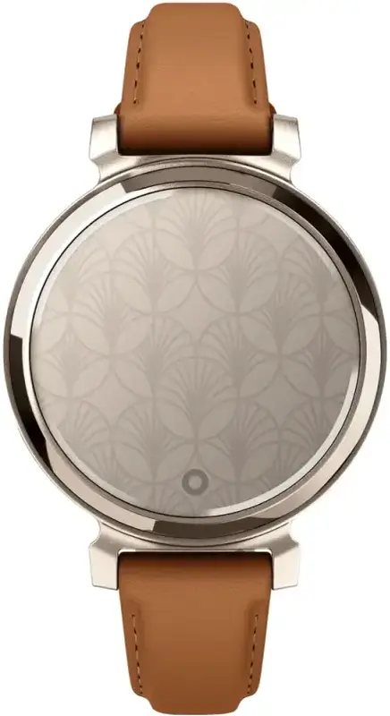 Смарт-годинник GARMIN Lily 2 Classic кремове золото з коричневим шкіряним ремінцем - фото - №2