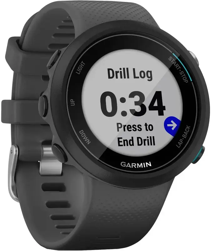 Смарт-годинник Garmin Swim 2 з чорним ремінцем (010-02247-10) - фото - №1