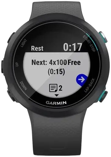 Смарт-годинник Garmin Swim 2 з чорним ремінцем (010-02247-10) - фото - №9