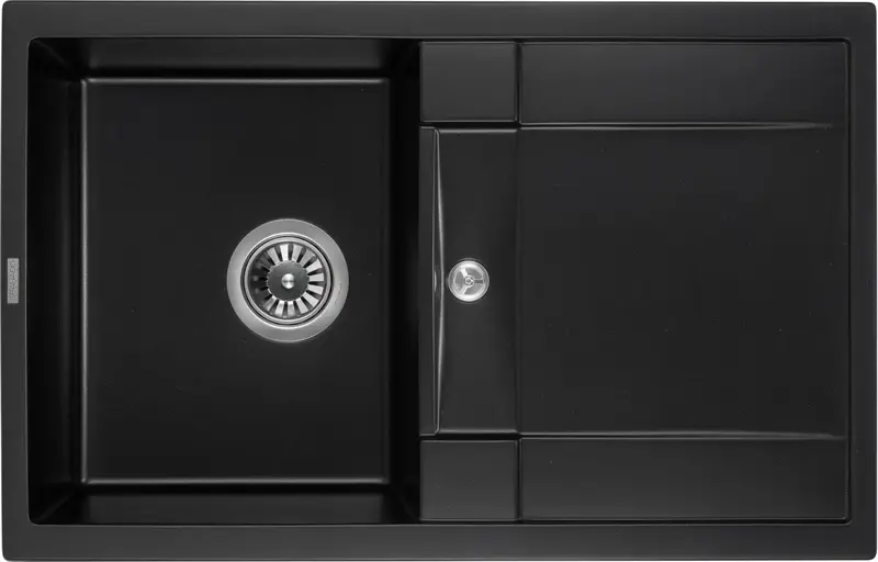 Мийка GRANADO VALENCIA black shine (780*500mm.) - фото - №0