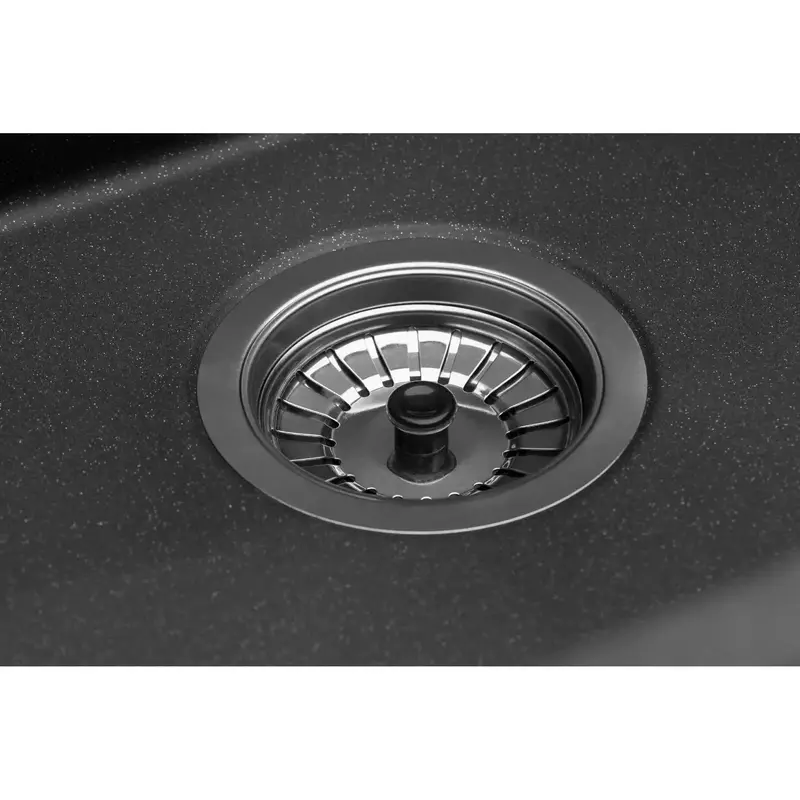 Мойка GRANADO Under top black shine(457*406mm.) - фото - №4